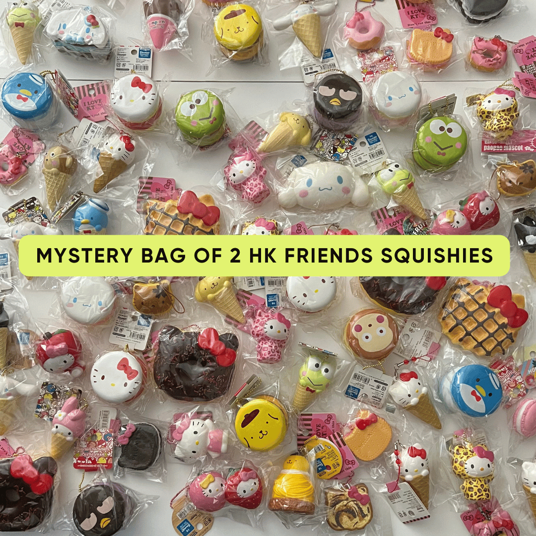 MYSTERY BAG OF 2 HK FRIENDS SQUISHIES