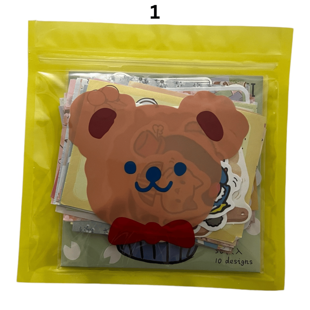 LIMITED-EDITION TEDDY BEAR MINI GRAB BAGS - 115+ PIECES OF KAWAII STATIONERY!
