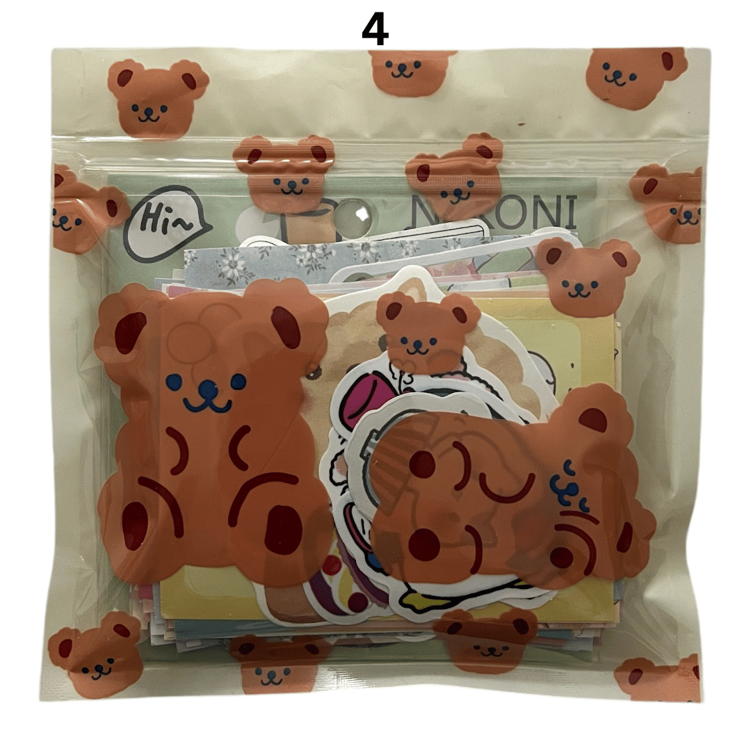 LIMITED-EDITION TEDDY BEAR MINI GRAB BAGS - 115+ PIECES OF KAWAII STATIONERY!