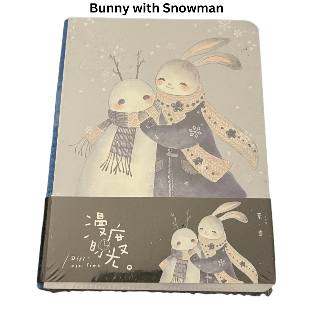 CUTE BUNNY HARDCOVER DIARY / JOURNAL