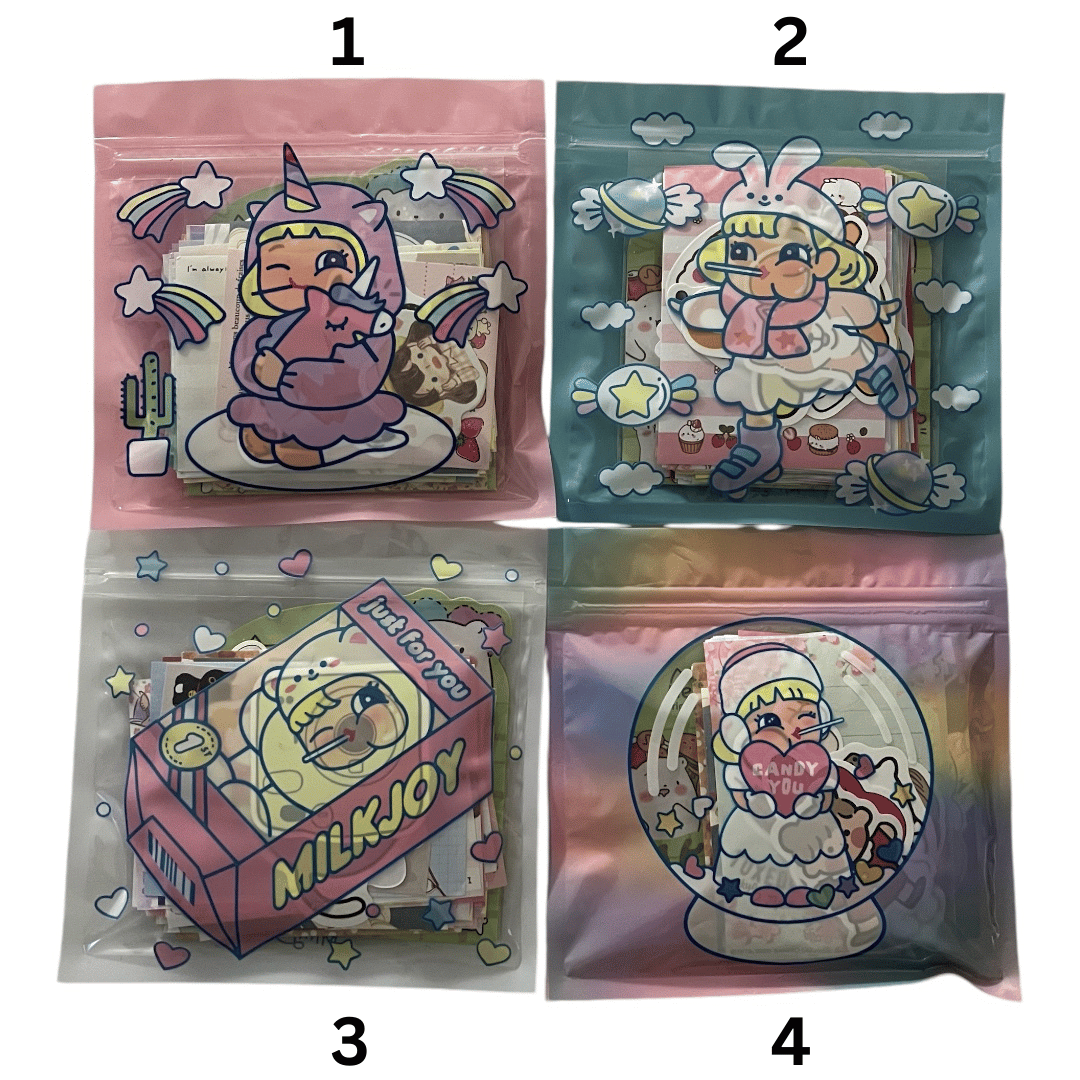 LIMITED-EDITION GIRL MINI GRAB BAGS – 115+ PIECES OF KAWAII GOODIES!