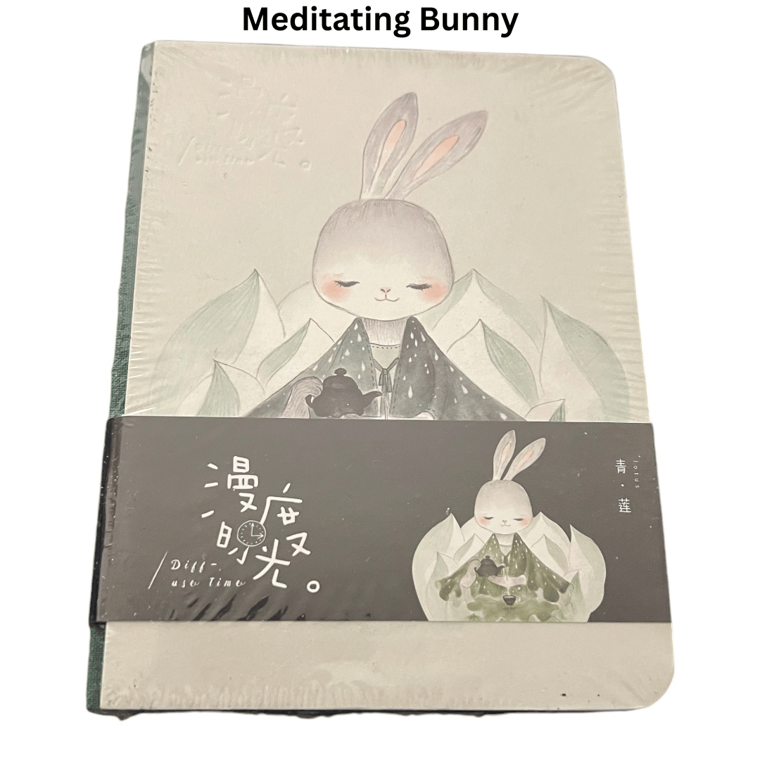 CUTE BUNNY HARDCOVER DIARY / JOURNAL