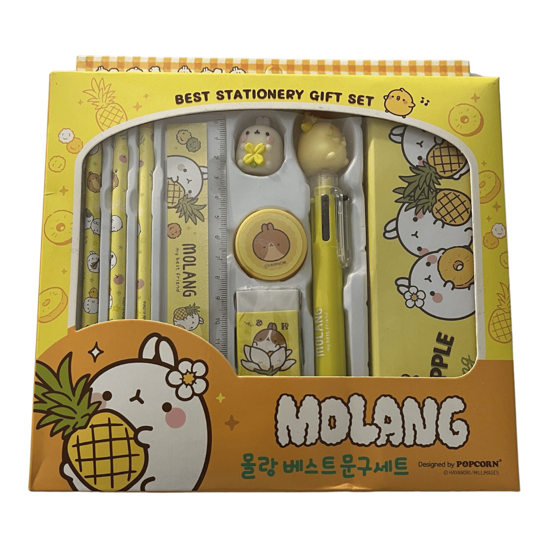 Molang Yellow Stationery Gift Set
