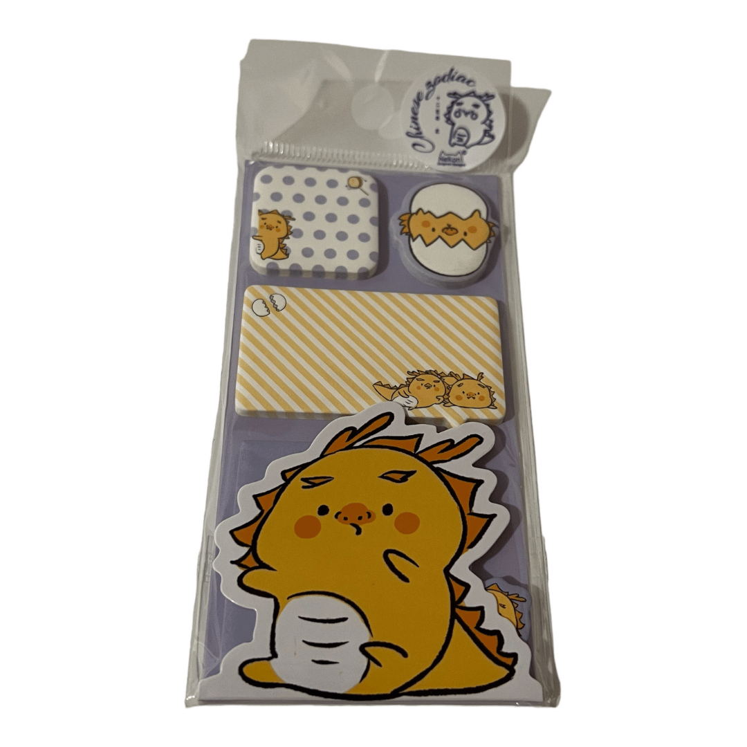 Chinese Zodiac Dragon Die-Cut Sticky Notes