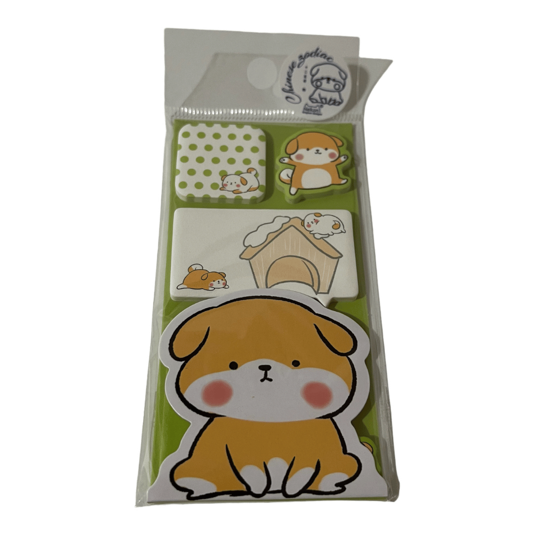 Chinese Zodiac Dog Die-Cut Sticky Notes