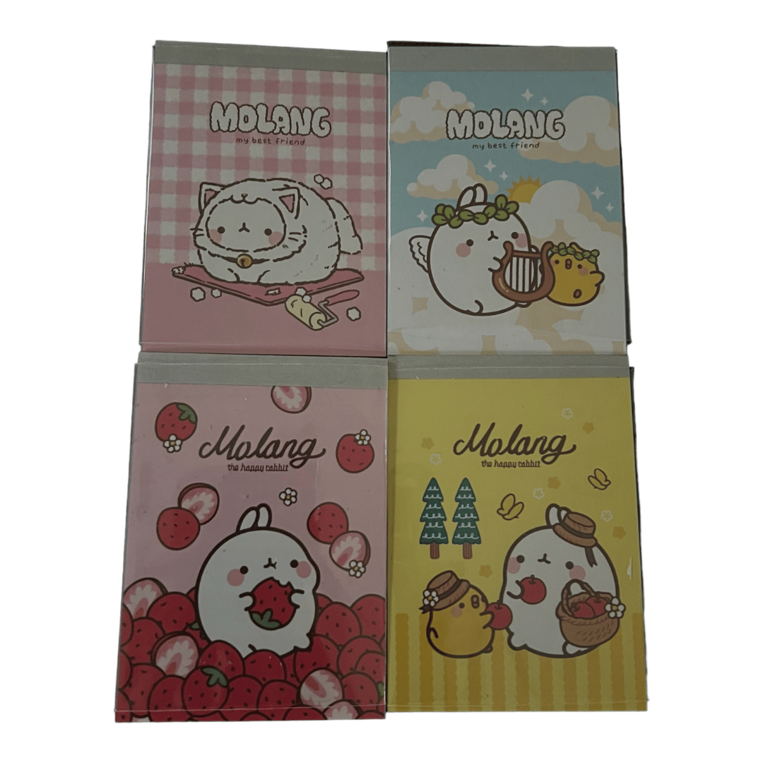 MOLANG BUNDLE OF 4 MEMO PADS